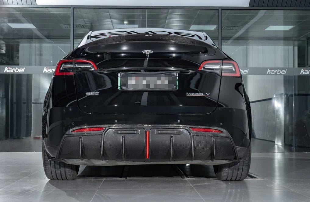 Luxury Sports Luxury Sports Karbel Style Carbon Rear Diffuser For Tesla Model Y -PP SR