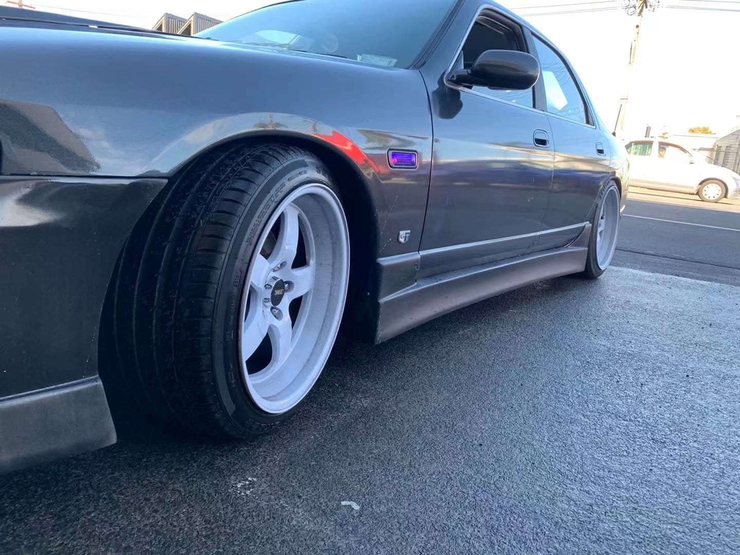 Luxury Sports Luxury Sports Msports Style Side Skirts For Nissan Skyline R33 4DR SR
