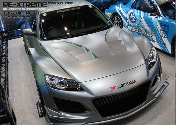 Luxury Sports Luxury Sports RE Style Fiberglass Bonnet For Mazda RX8 SR
