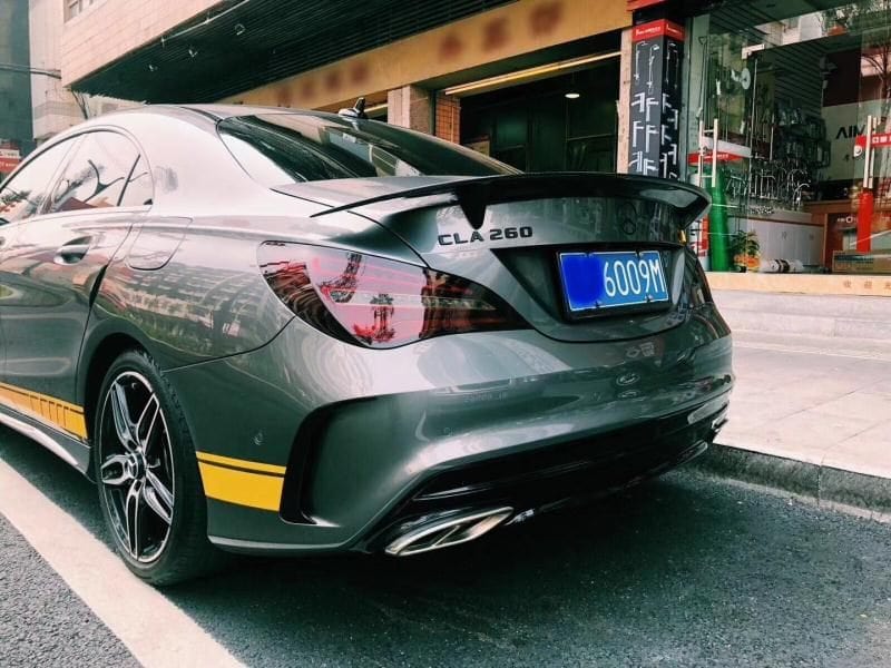 Luxury Sports Luxury Sports Renntech R1 Style Boot Spoiler Mercedes Benz W117 CLA 14-19 -PP SR