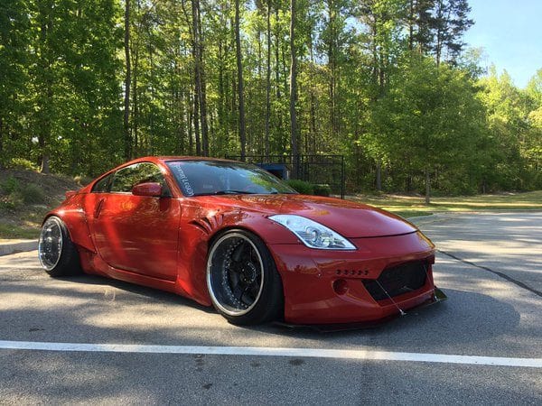 Luxury Sports Luxury Sports Rocket Bunny Style Wide Bodykit For Nissan 350z -PP SR