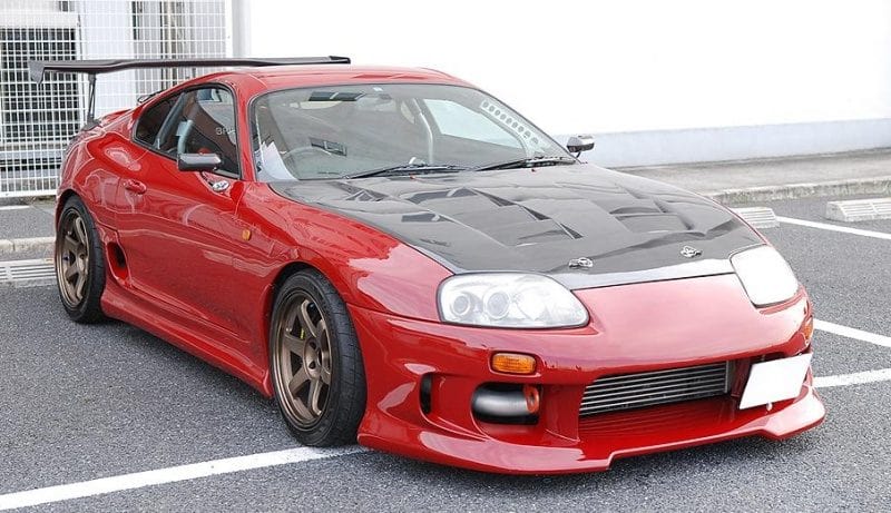 Luxury Sports SR Top Secret Style Carbon Bonnet For Toyota Supra SR