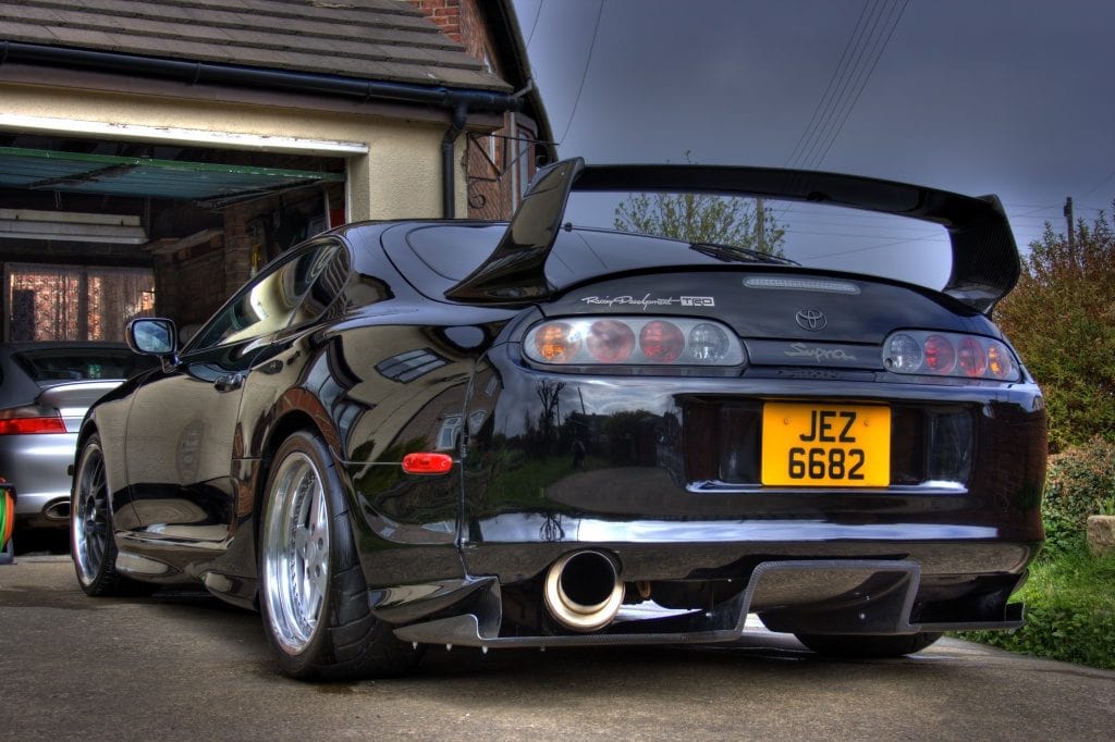 Luxury Sports Luxury Sports Top Secret Style Rear Diffuser For Toyota Supra SR