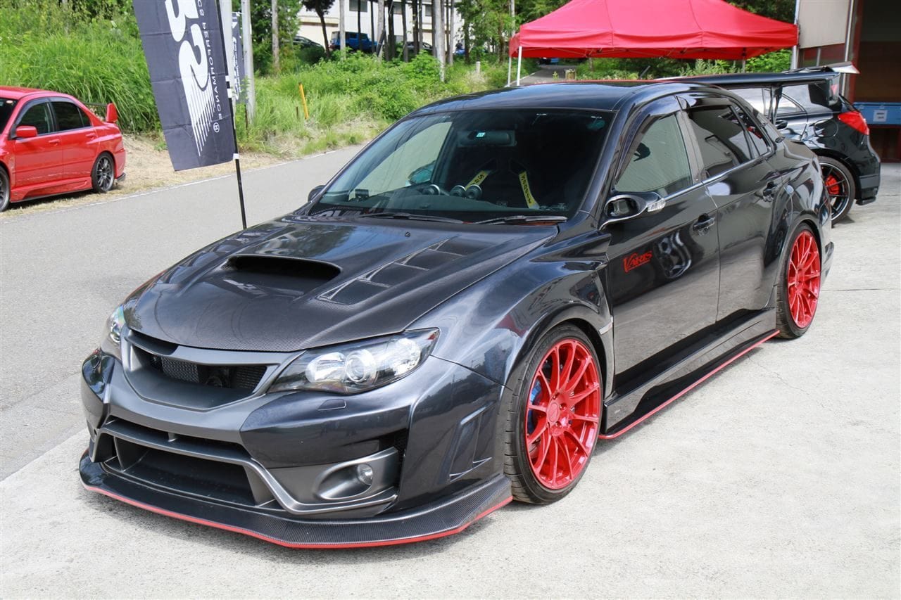 Luxury Sports SR Varis Style Carbon Bonnet For Subaru Impreza V11 GRB GVB -PP SR