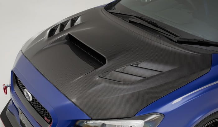 Luxury Sports Luxury Sports Varis Style Carbon Bonnet For Subaru V11 VAB VAG -PP SR