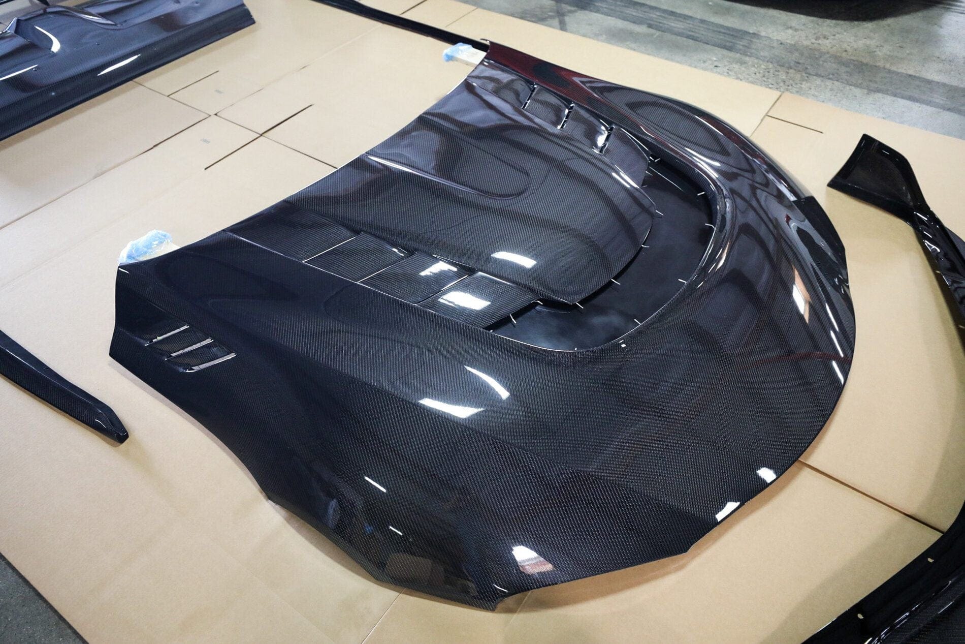 Luxury Sports Luxury Sports Varis Style Carbon Bonnet For Toyota Supra A90 -PP SR