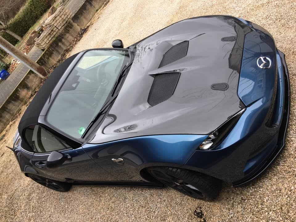 Luxury Sports Luxury Sports Vented Carbon Bonnet For Mazda MX5 ND -PP SR
