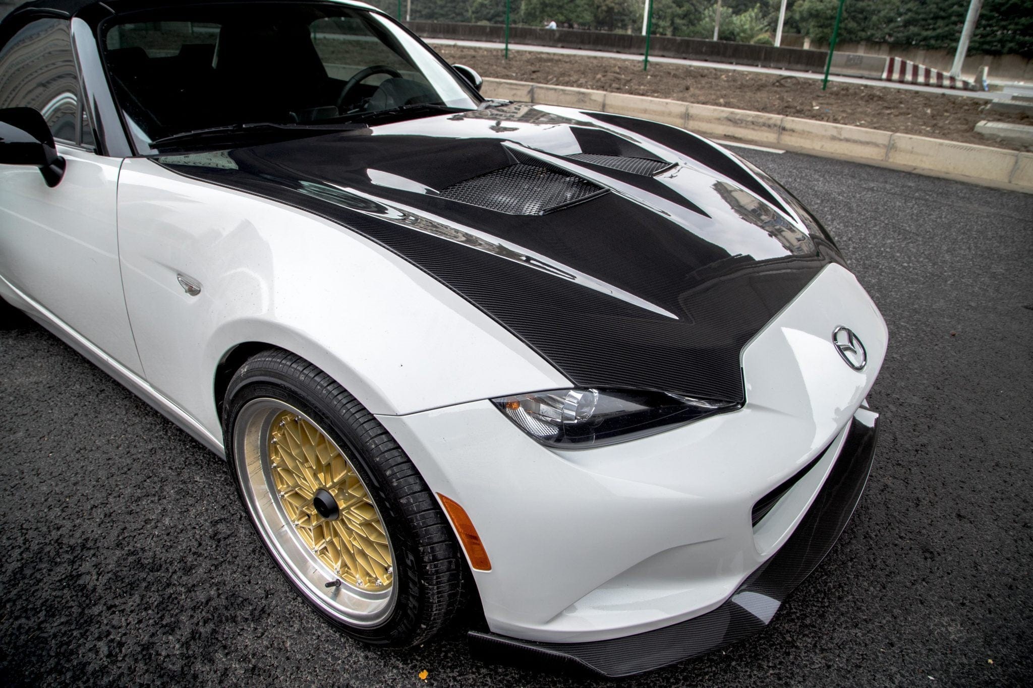 Luxury Sports Luxury Sports Vented Carbon Bonnet For Mazda MX5 ND -PP SR