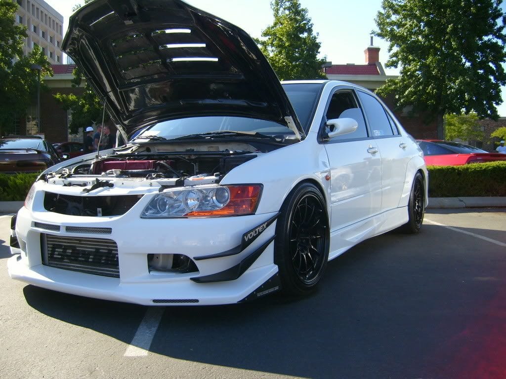 Luxury Sports Luxury Sports Voltex Style Side Skirts For Mitsubishi EVO 7-9 SR