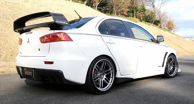Luxury Sports Luxury Sports Voltex Type 9 Style Rear Spoiler For EVO X Carbon SR