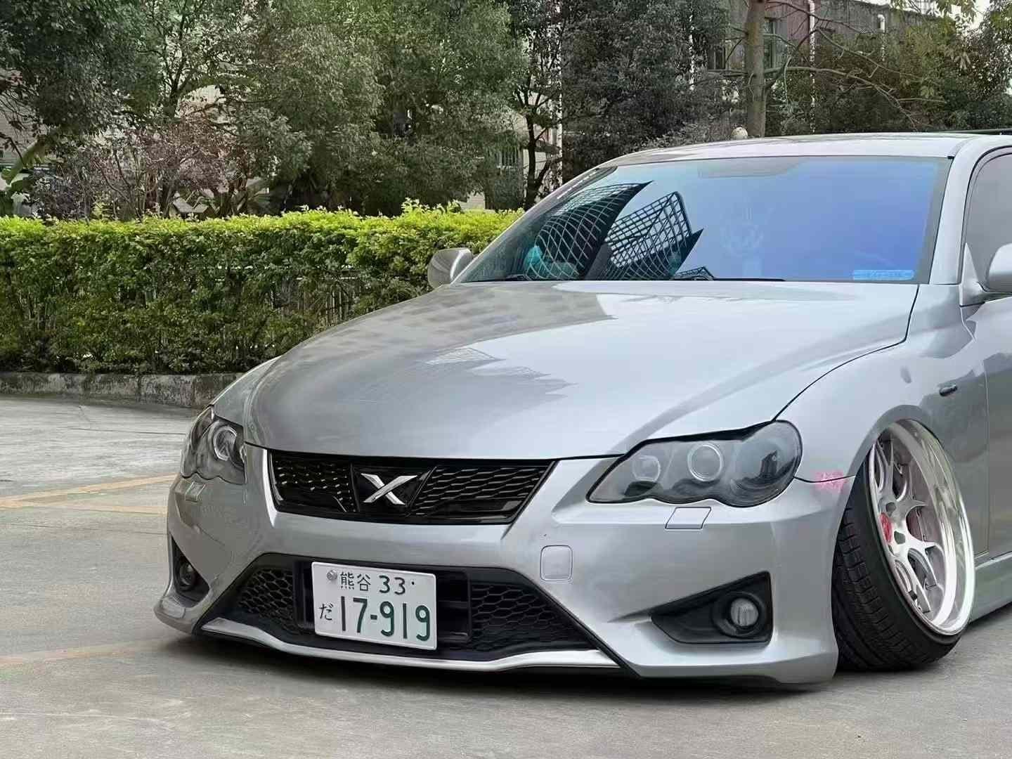 Luxury Sports Pay 50% Deposit Upfront. Remaining 50% On Arrival SR Type 1 Style Front Bumper With Grill For Toyota Mark X 05-09 -PP SR