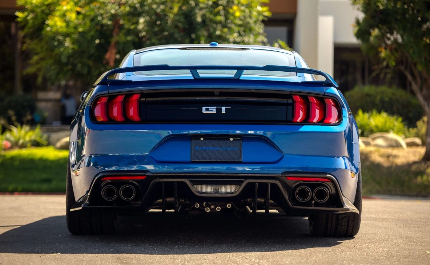 Luxury Sports Pay Total Price Now Luxury Sports AC Style Carbon Rear Diffuser For Ford Mustang 18-23 -PP SR