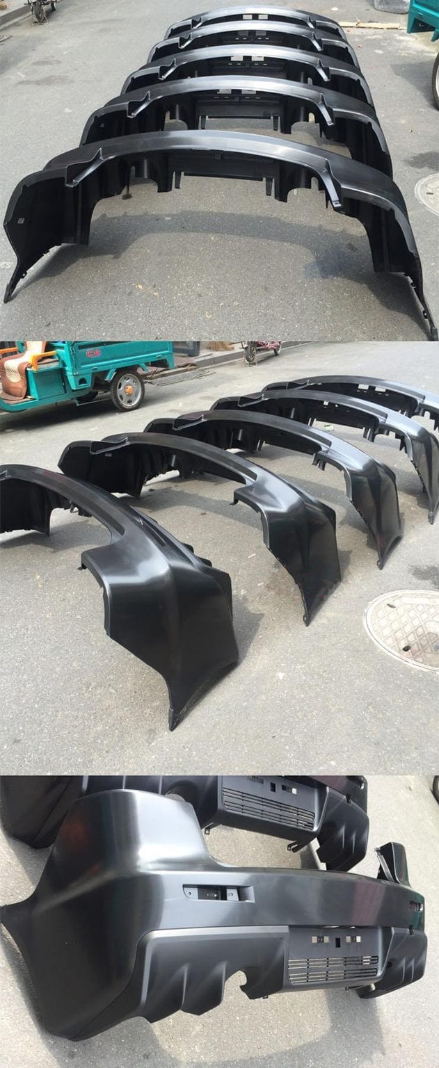 Luxury Sports Pay Total Price Now Luxury Sports EVO X Style Rear Bumper For Mitsubishi Lancer 09-16 -PP SR