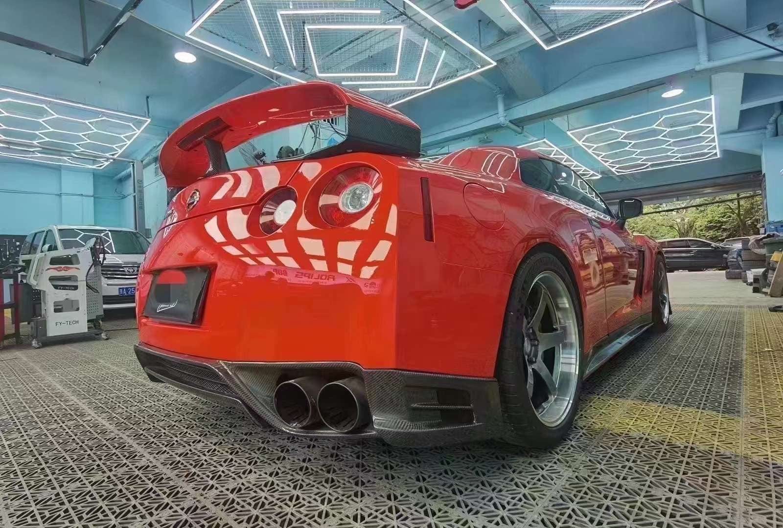 Luxury Sports Pay Total Price Now Luxury Sports Factory OEM Style Rear Lip For Nissan Skyline R35 GTR 07-15 -PP SR