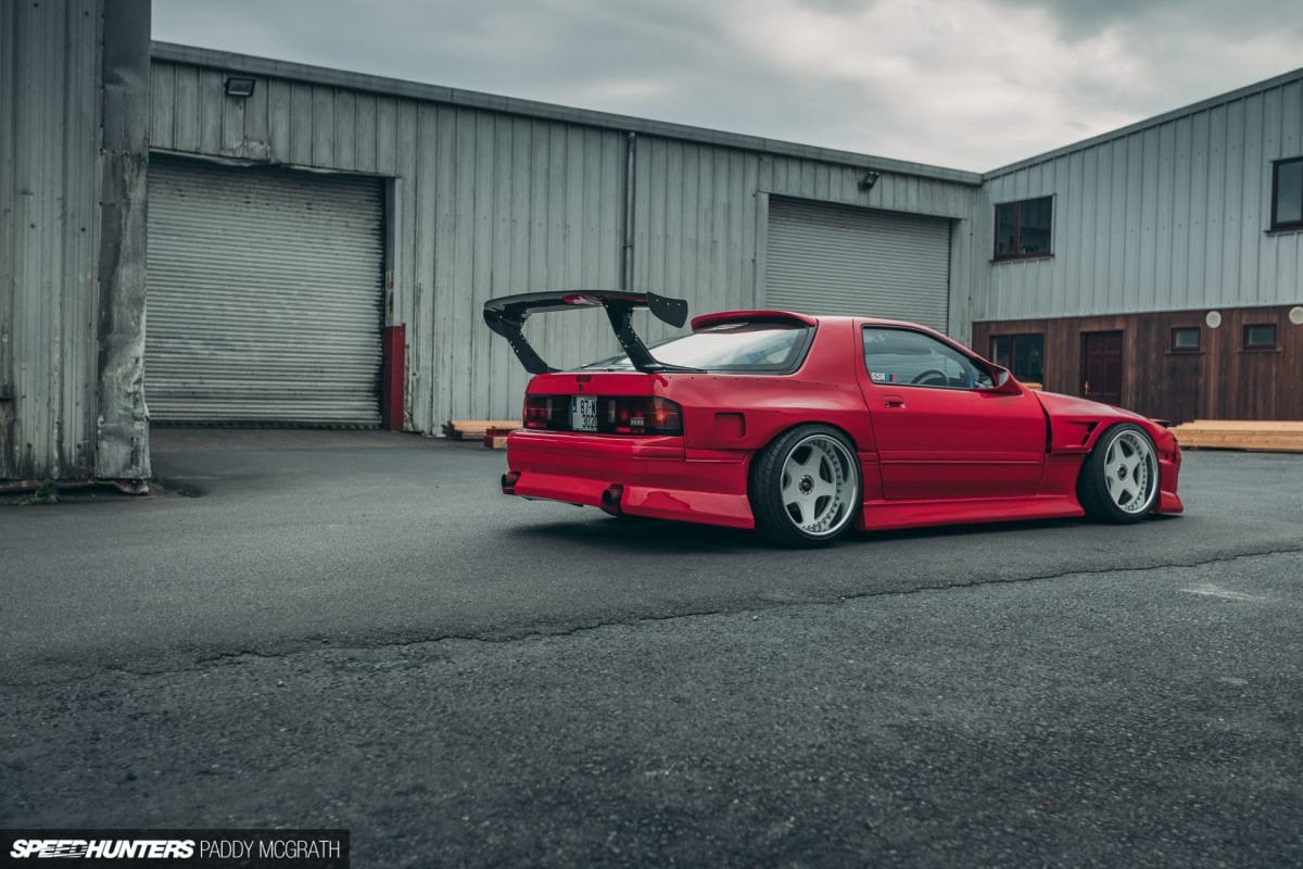 SR Garage BB Style GT Rear Spoiler For Mazda RX7 FC -PP