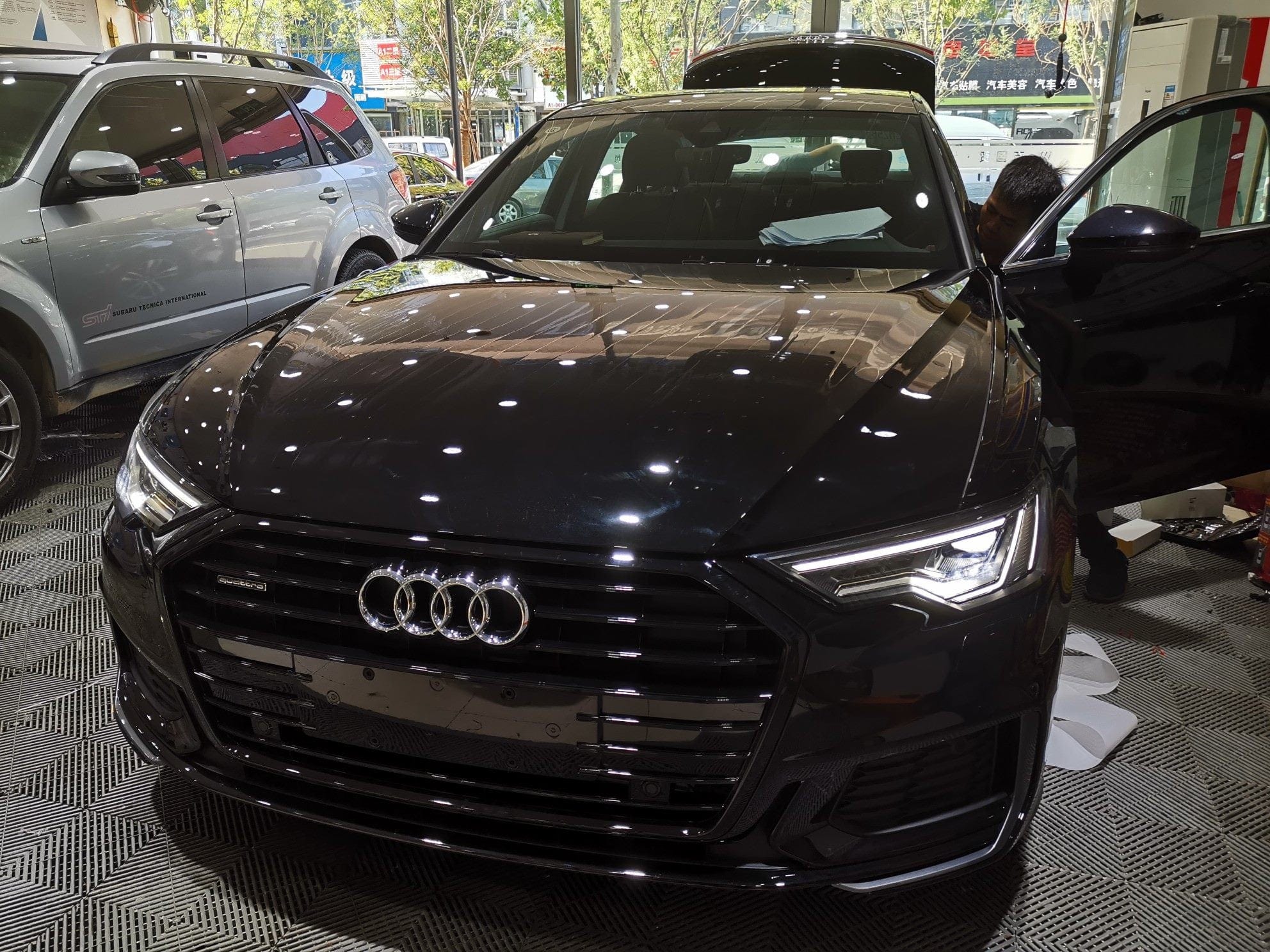 Luxury Sports Pay Total Price Now Luxury Sports Gloss Black Audi A6 C8 Grill -PP SR