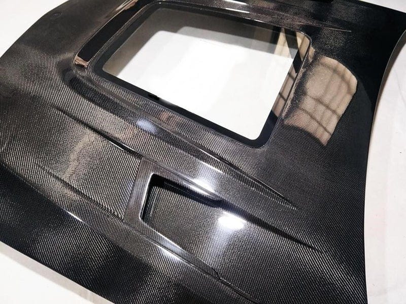 Luxury Sports Pay Total Price Now Luxury Sports IMP Style Carbon Bonnet For Mercedes Benz W205 C63 15-21 -PP SR
