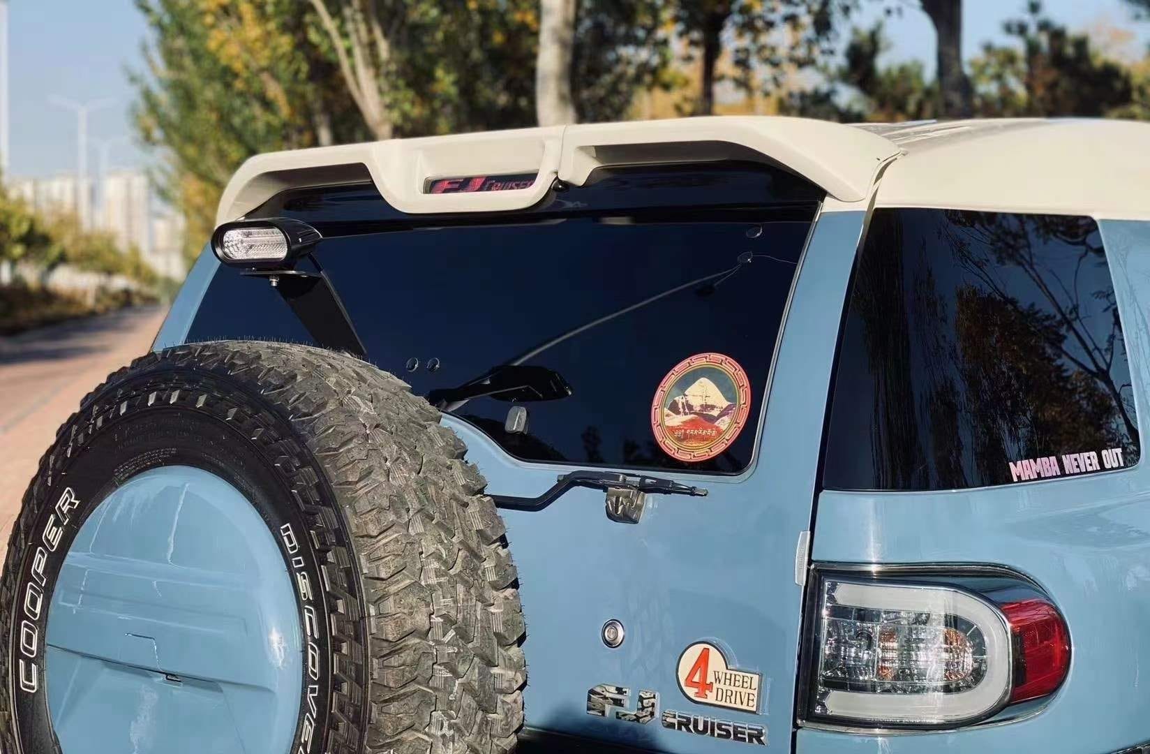 Luxury Sports Pay Total Price Now SR Plastic Roof Spoiler For Toyota FJ -PP SR