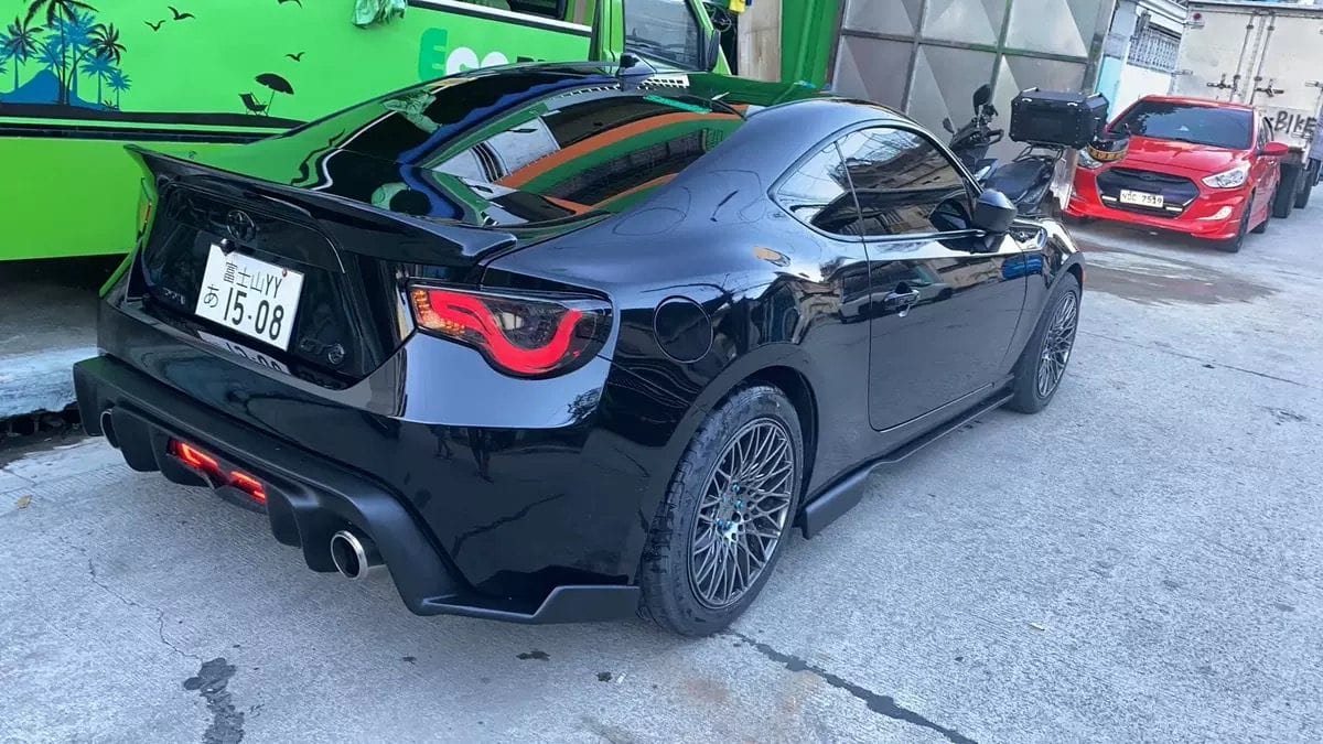 SR Type 1 Style Rear Diffuser For Toyota GT86/BRZ 13-16 -PP