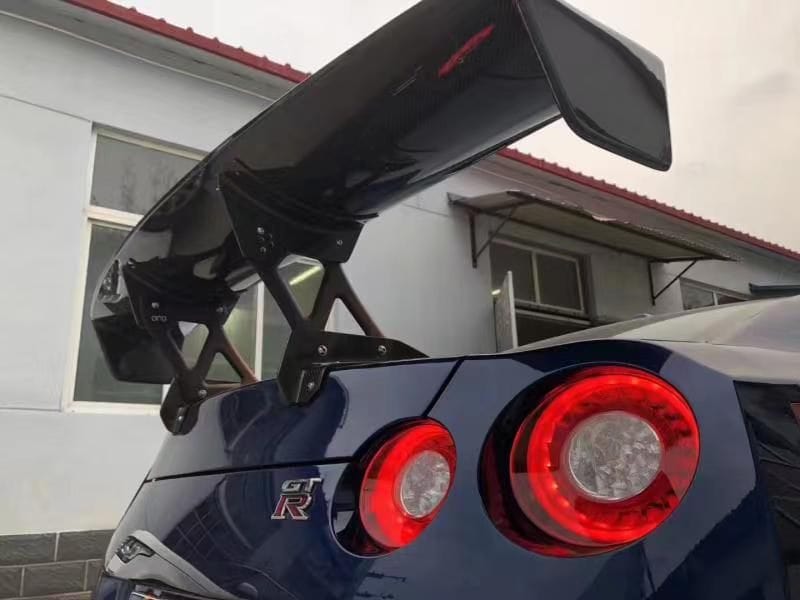 SR Varis Euro Edition Carbon Rear GT Spoiler For Nissan R35 GTR -PP