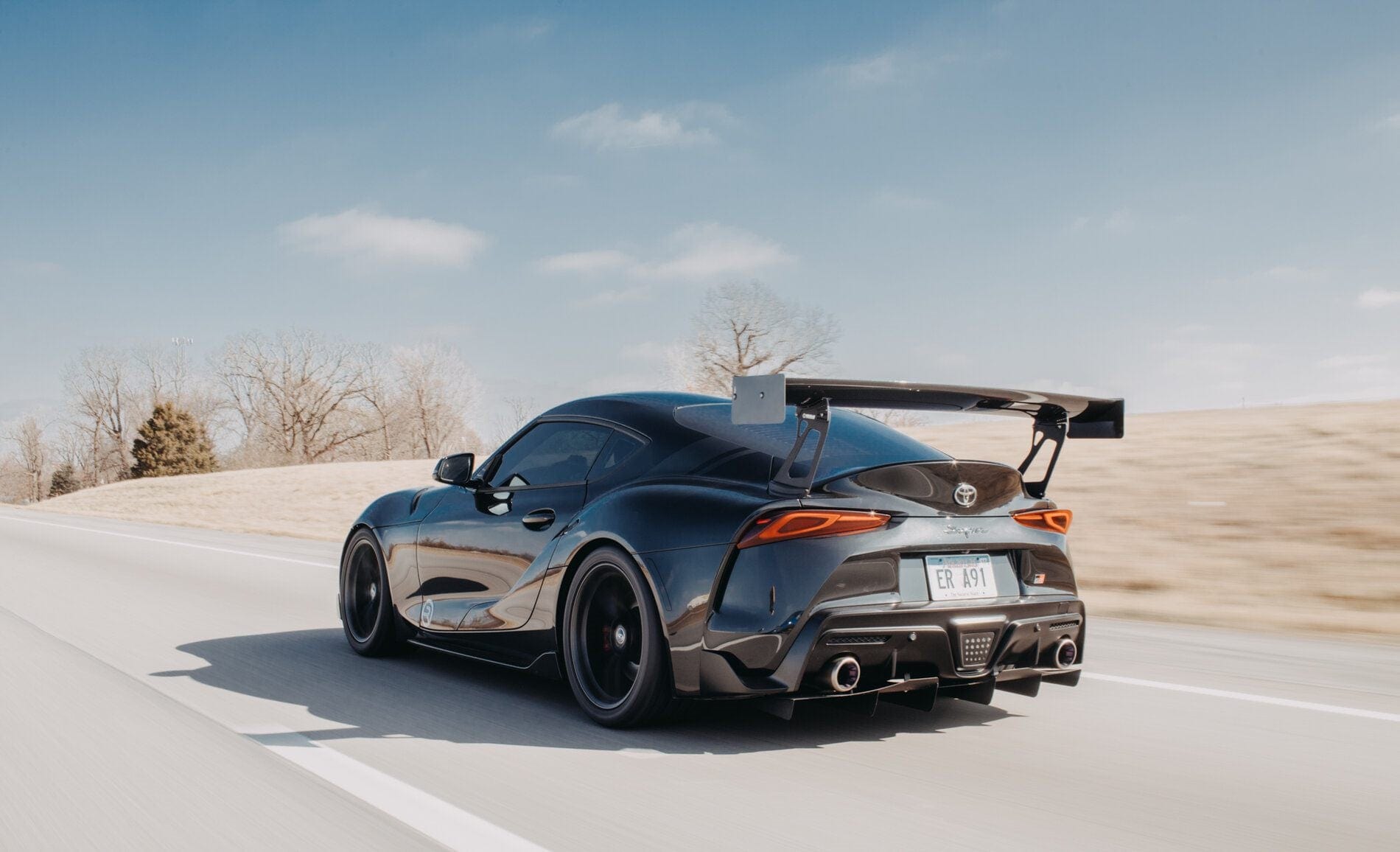 Luxury Sports Pay Total Price Now Luxury Sports Verus Engineering UCW Style Rear GT Wing For Toyota Supra A90 -PP SR