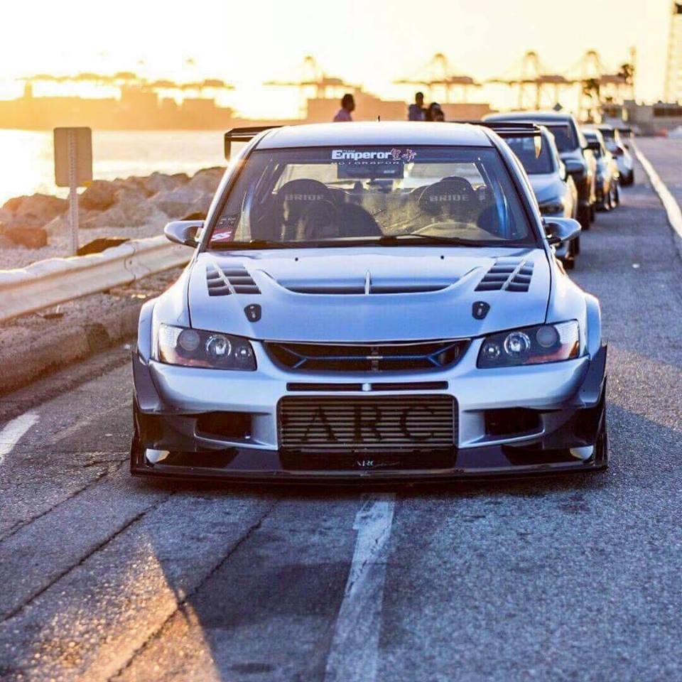 Luxury Sports Pay Total Price Now Luxury Sports Voltex Cyber Style Wide Bodykit For EVO 7-9 -PP SR