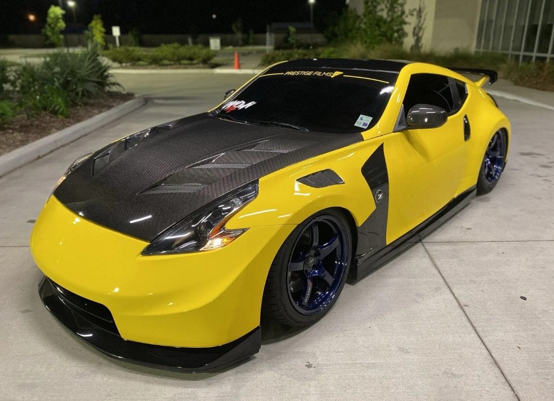 Luxury Sports Pay Total Price Now SR R1 Type 2 Style Carbon Front Fender For Nissan 370z -PP SR