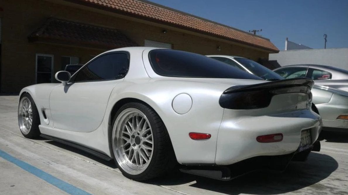 Luxury Sports SR Feed Style Side Skirts Extension For Mazda RX7 FD Fiberglass SR