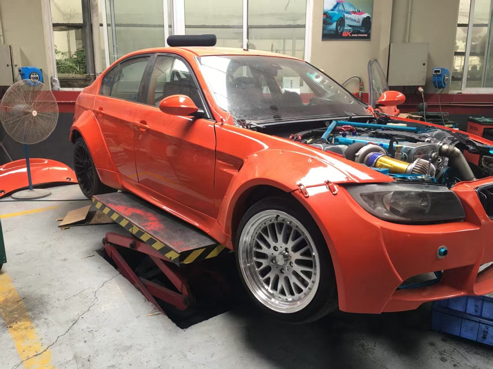 Luxury Sports SR Rocket Bunny Style Wide Bodykit For BMW E90 -PP SR