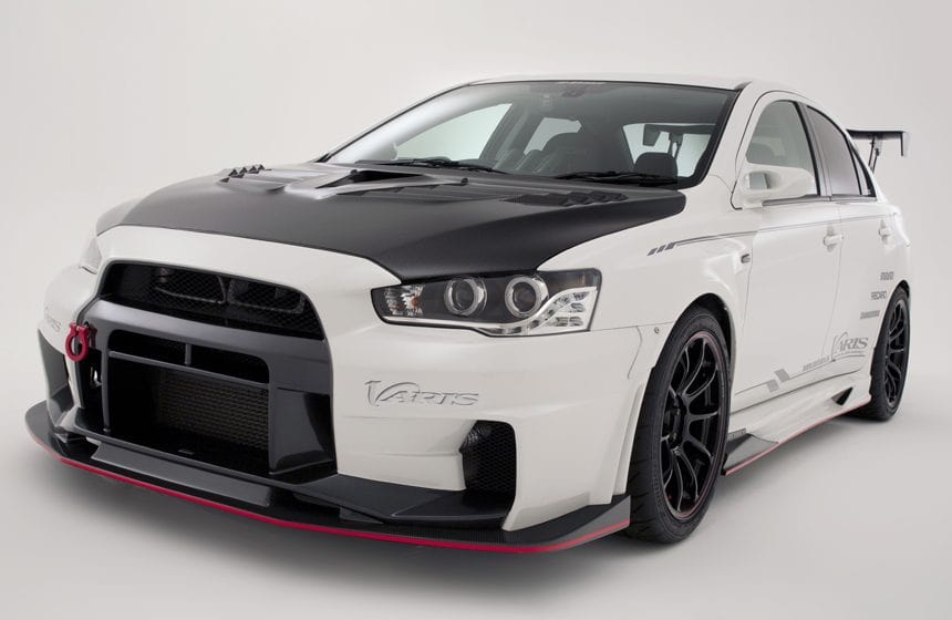 Luxury Sports SR Varis 3 Style Front Bumper and Lip For Mitsubishi EVO X -PP SR