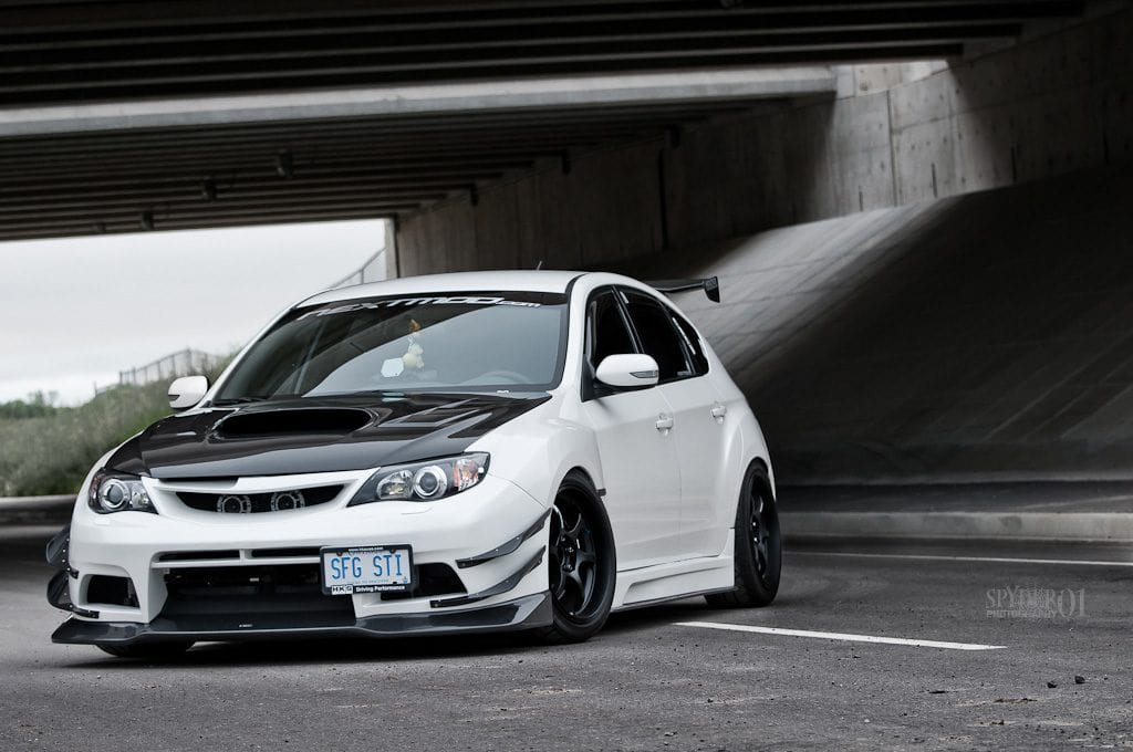 Luxury Sports SR Varis Extermor Style Front Bumper + Lip For Subaru Impreza STI V11 SR