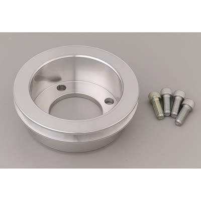 MARCH Billet Aluminium, Suit Ford 302-351W March Performance March Performance 1-Groove Crank Pulley with 4-Bolt Fluid Damper 5-1/2" MPP1532 SR