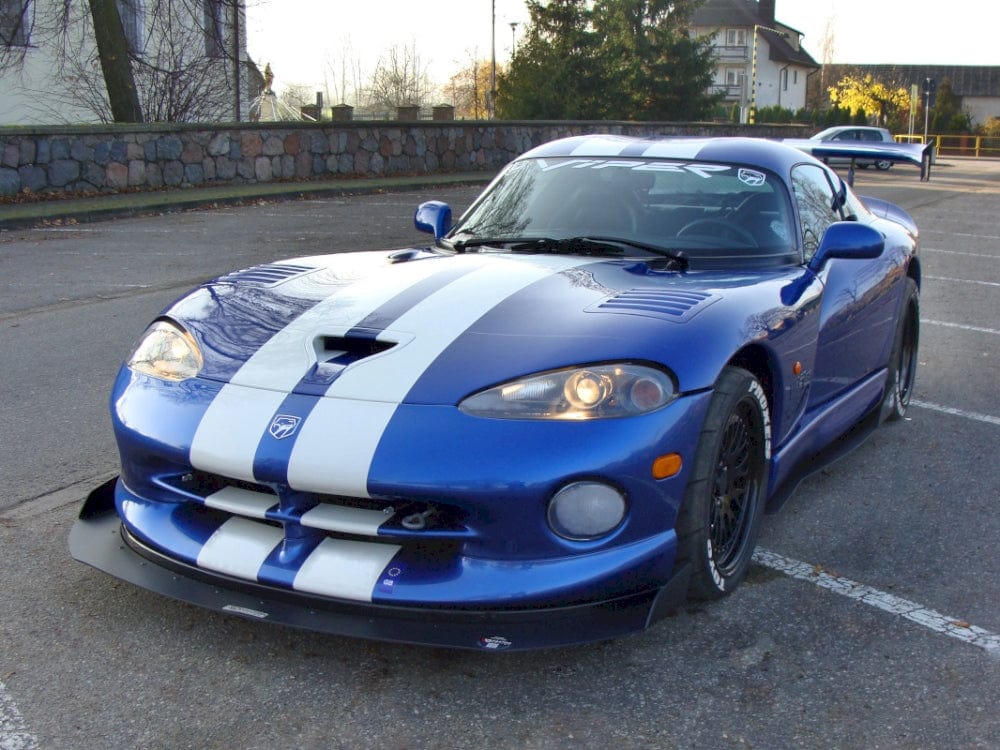 Maxton Design ABS+Gloss Black Front Racing Splitter Dodge Viper GTS 1996-02 Maxton Design SR