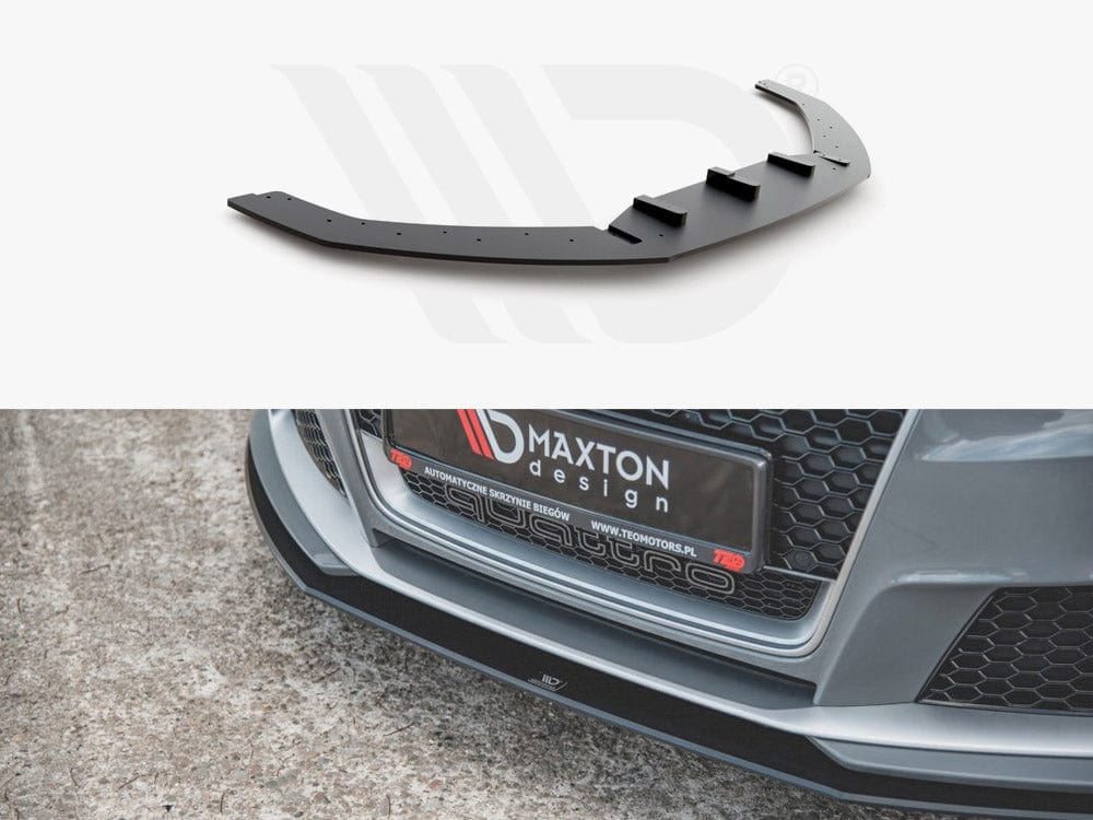 Maxton Design Black Front Splitter Audi RS3 8V Sportback 2015-2016 Maxton Design SR