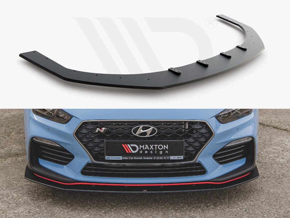Maxton Design Black Front Splitter Hyundai I30 N MK3 Hatchback/ Fastback 2017-2020 Maxton Design SR