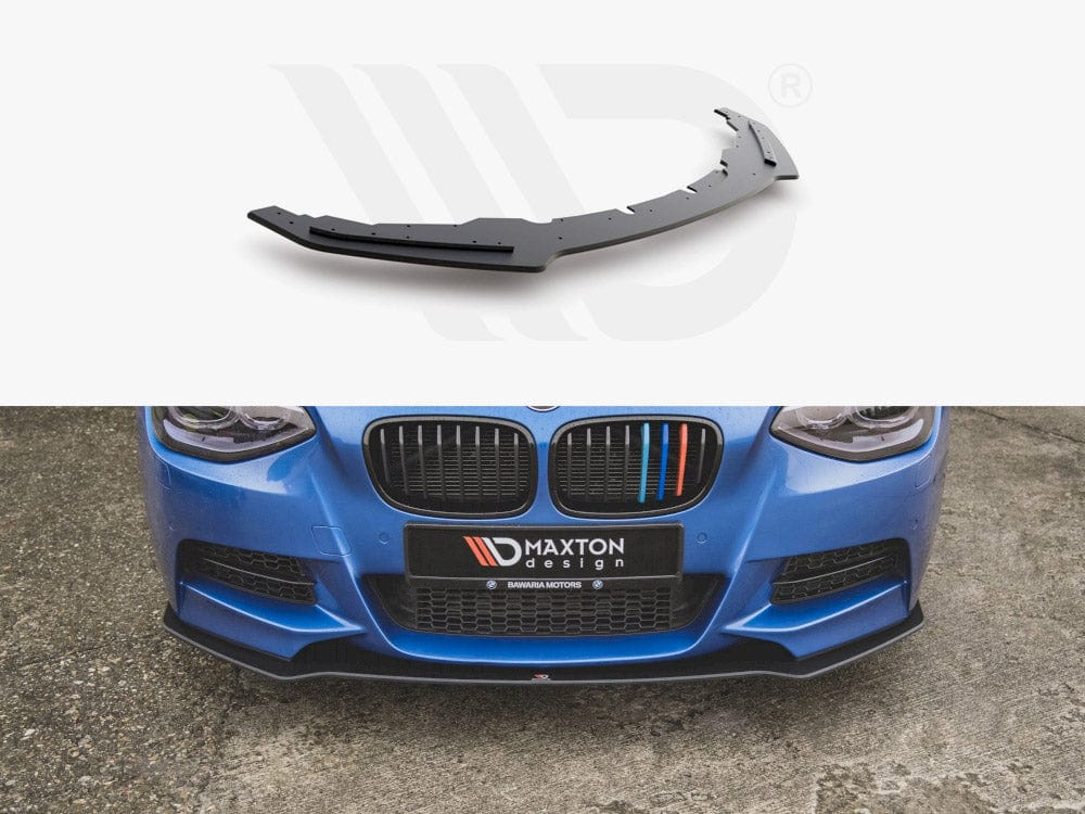 Maxton Design Black Racing Durability Front Splitter BMW M135I F20 2011-2015 Maxton Design SR