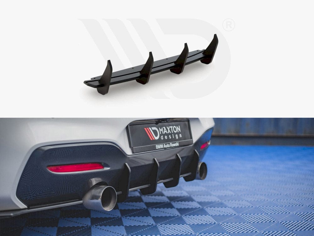 Maxton Design Black Racing Durability Rear Diffuser V.3 BMW 1 F20 M140i Maxton Design SR