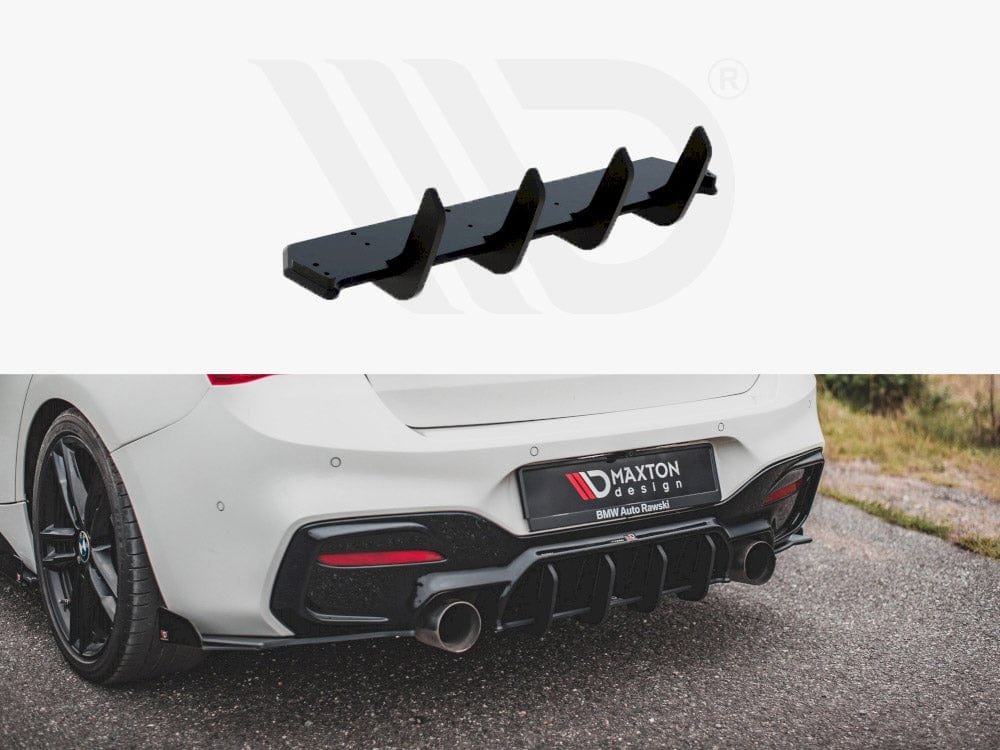 Maxton Design Black Racing Durability Rear Diffuser V.4 BMW 1 F20 M140i Maxton Design SR