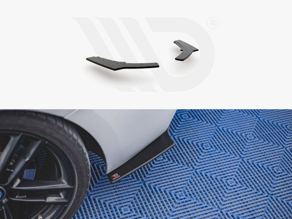 Maxton Design Black Racing Durability Rear Side Splitters V.2 BMW 1 F20 M140i Maxton Design SR