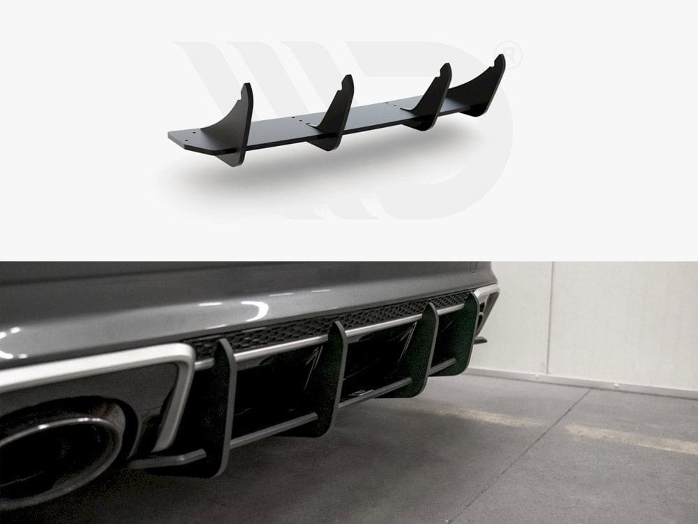 Maxton Design Black Rear Diffuser V1 Audi RS3 8V Sportback 2015-2016 Maxton Design SR
