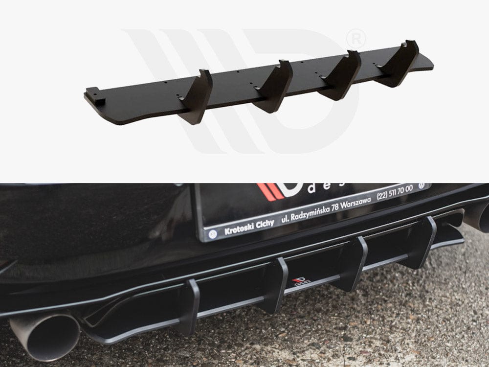 Maxton Design Black Rear Diffuser VW Golf MK7.5 GTI TCR 2019-2020 Maxton Design SR