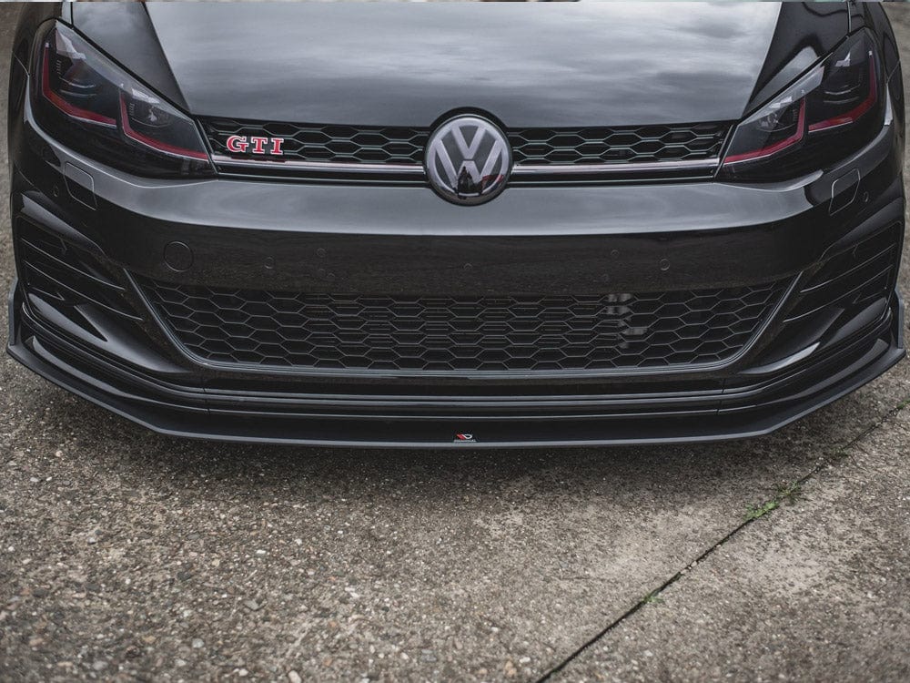 Maxton Design Black-Red Front Splitter VW Golf Mk7.5 GTI TCR 2019-2020 Maxton Design SR