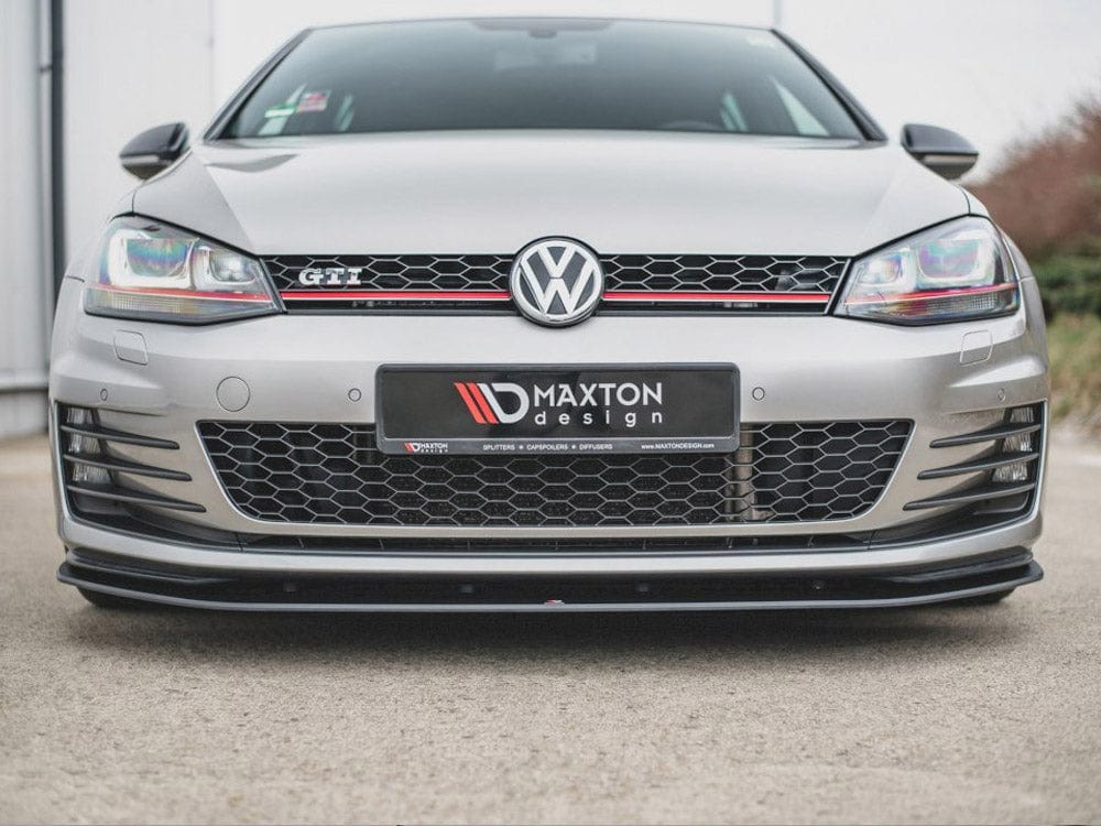Maxton Design Black-Red Maxton Racing Front Splitter VW Golf Mk7 GTI Maxton Design SR