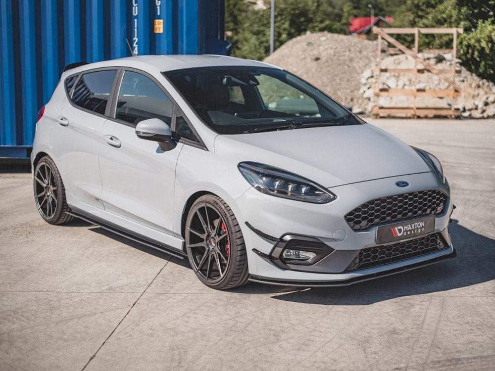 Maxton Design Black-Red Maxton Racing Side Skirts Diffusers Ford Fiesta Mk8 ST / ST-Line Maxton Design SR