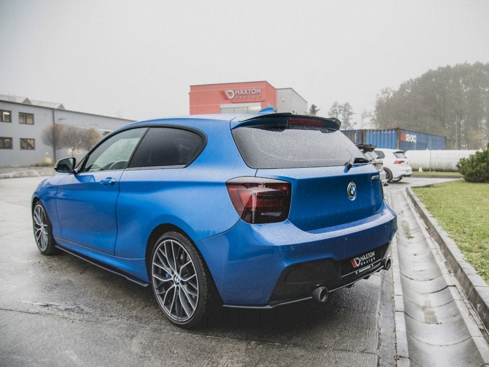 Maxton Design Black-Red Racing Durability Rear Side Splitters Bmw M135I F20 2011-2015 Maxton Design SR