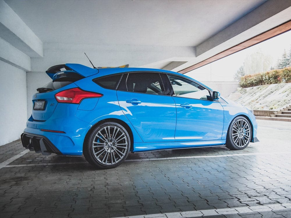 Maxton Design Black-Red Racing Durability Side Skirts Diffusers Ford Focus RS MK3 2015-2018 Maxton Design SR