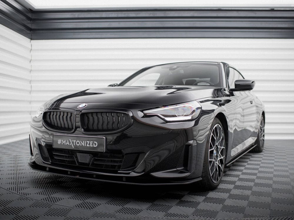 Maxton Design Black-Red Street PRO Front Splitter BMW 2 Coupe G42 Maxton Design SR