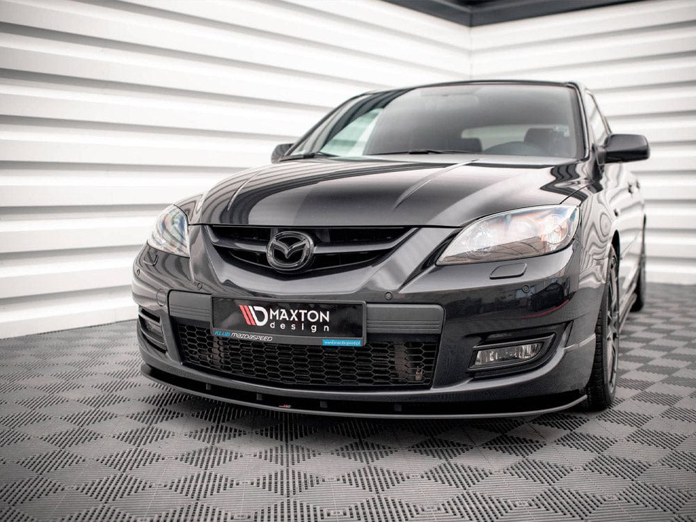 Maxton Design Black-Red Street PRO Front Splitter Mazda 3 MPS MK1 2006-2008 Maxton Design SR