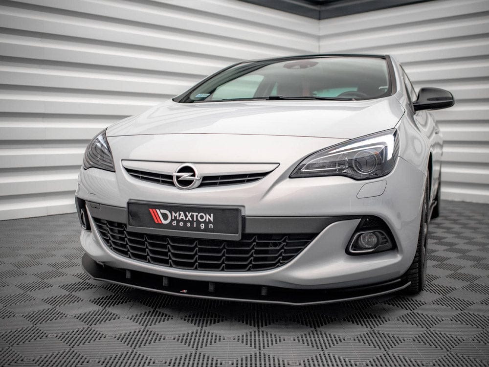 Maxton Design Black-Red Street PRO Front Splitter Opel Astra GTC Opc-line J 2011-2018 Maxton Design SR