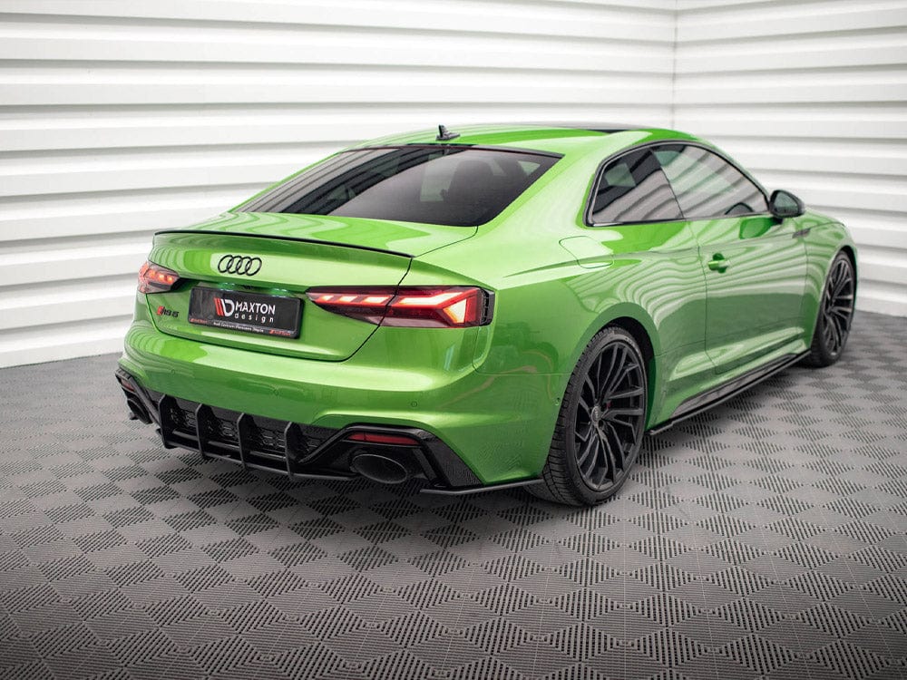 Maxton Design Black-Red Street PRO Rear Diffuser Audi RS5 F5 Facelift Maxton Design SR